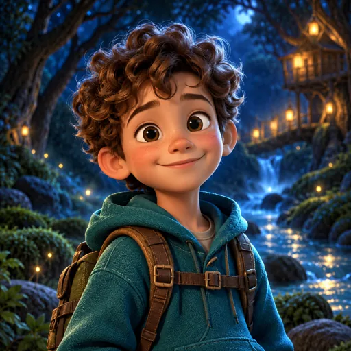 Max, an original illustrated story character